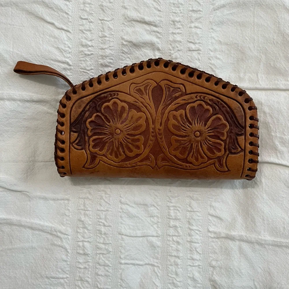 Vintage genuine cowhide